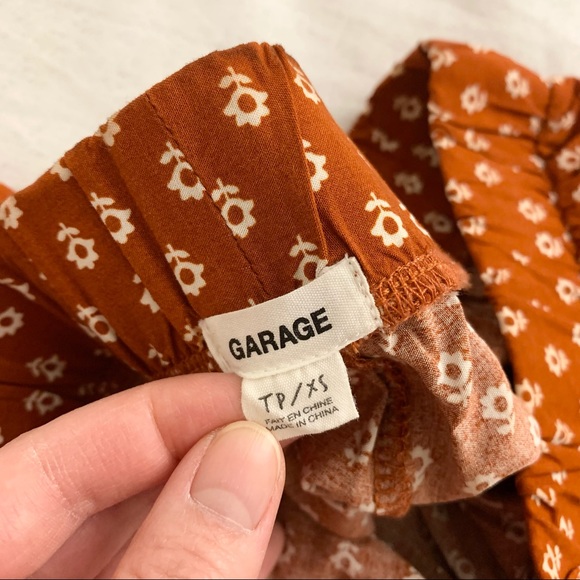 GARAGE Flower Print Shorts - Picture 6 of 8